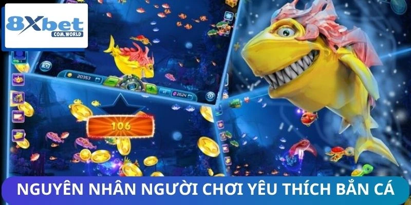 Chinh Phục Game Bắn Cá Xèng 8XBET Và Kỹ Năng Cần Biết 2 Giải mã sức hút không thể chối từ của bắn cá xèng