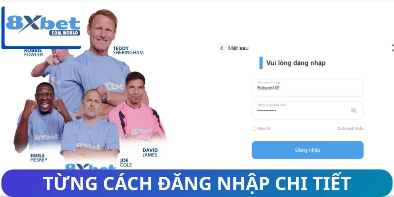 Đăng Nhập 8XBET Mỗi Ngày Để Nhận Ưu Đãi Và Săn Thưởng Free 1 Hướng dẫn cách đăng nhập trên nhà cái 8XBET