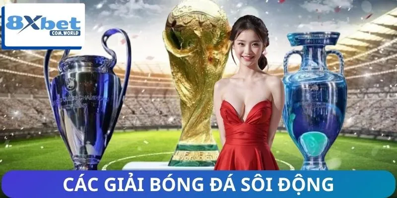 Các giải bóng đá sôi động và thu hút nhất tại 8XBET